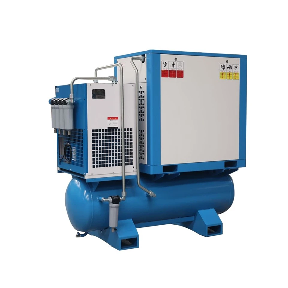 Single phase rotary screw compressor factory